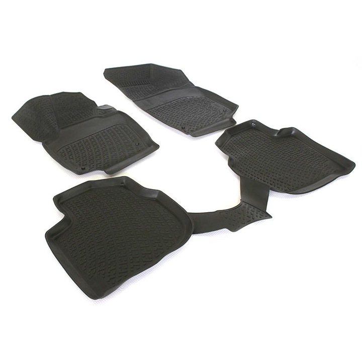 Set 4 presuri stil tavita din cauciuc antiaderent SKODA RAPID 2012 ->