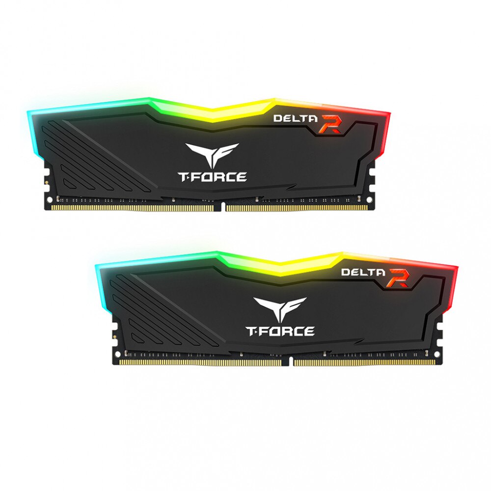 Memorie Team Group T-Force Delta RGB Black DDR4 - 32GB (2x16GB) 3000MHz CL16-18-18-38 1.35V