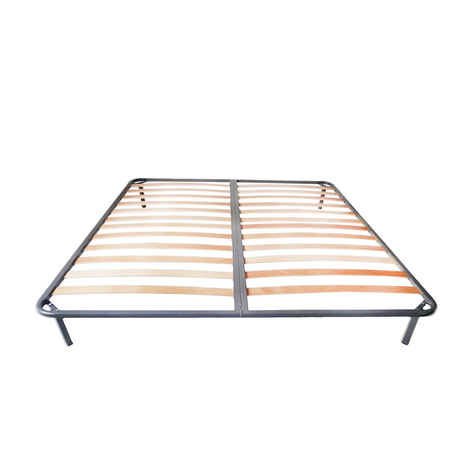 Somiera metalica matrimoniala cu picioare 2000x1900 mm, Gri