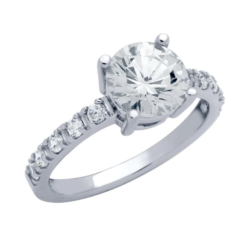 Inel BeSpecial, ISX0466, Argint, Zirconiu, Diametru 16,5 mm (6 US)