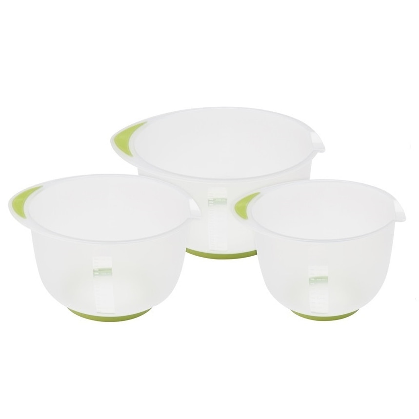 Set 3 boluri Excellent, fara BPA, 16/19/22cm- 1.5/2/2.5 L, plastic