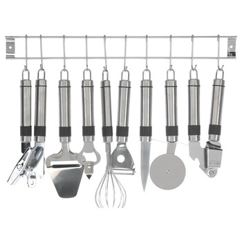 Set ustensile bucatarie mici Excellent, 9 piese, inox Set ustensile bucatarie mici Excellent, 9 piese, inox