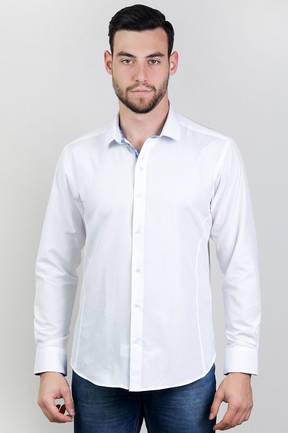 Camasa pentru barbati STYLER, model 21244, alb, Alb, 3XL