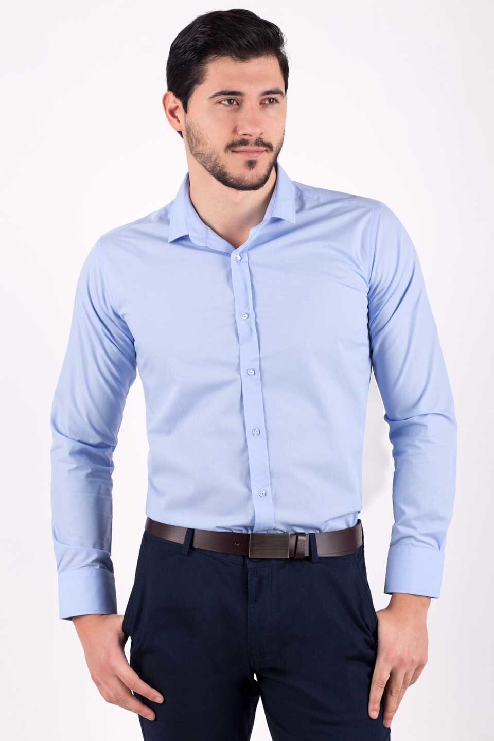 Camasa pentru barbati STYLER, model 21309, albastru, Albastru