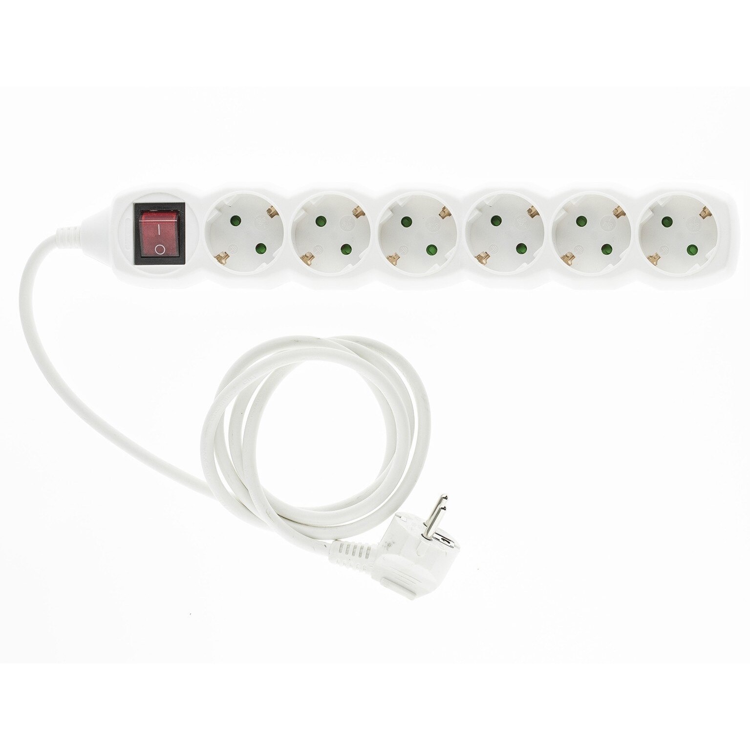 Prelungitor ENTAC 6 prize, 5m lungime cablu si intrerupator