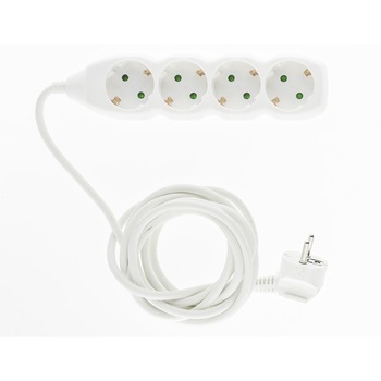 Prelungitor ENTAC 4 prize 1.5m lungime cablu Prelungitor ENTAC 4 prize 1.5m lungime cablu