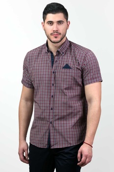 Camasa pentru barbati STYLER, model 80119, rosu, M Camasa pentru barbati STYLER, model 80119, rosu, M