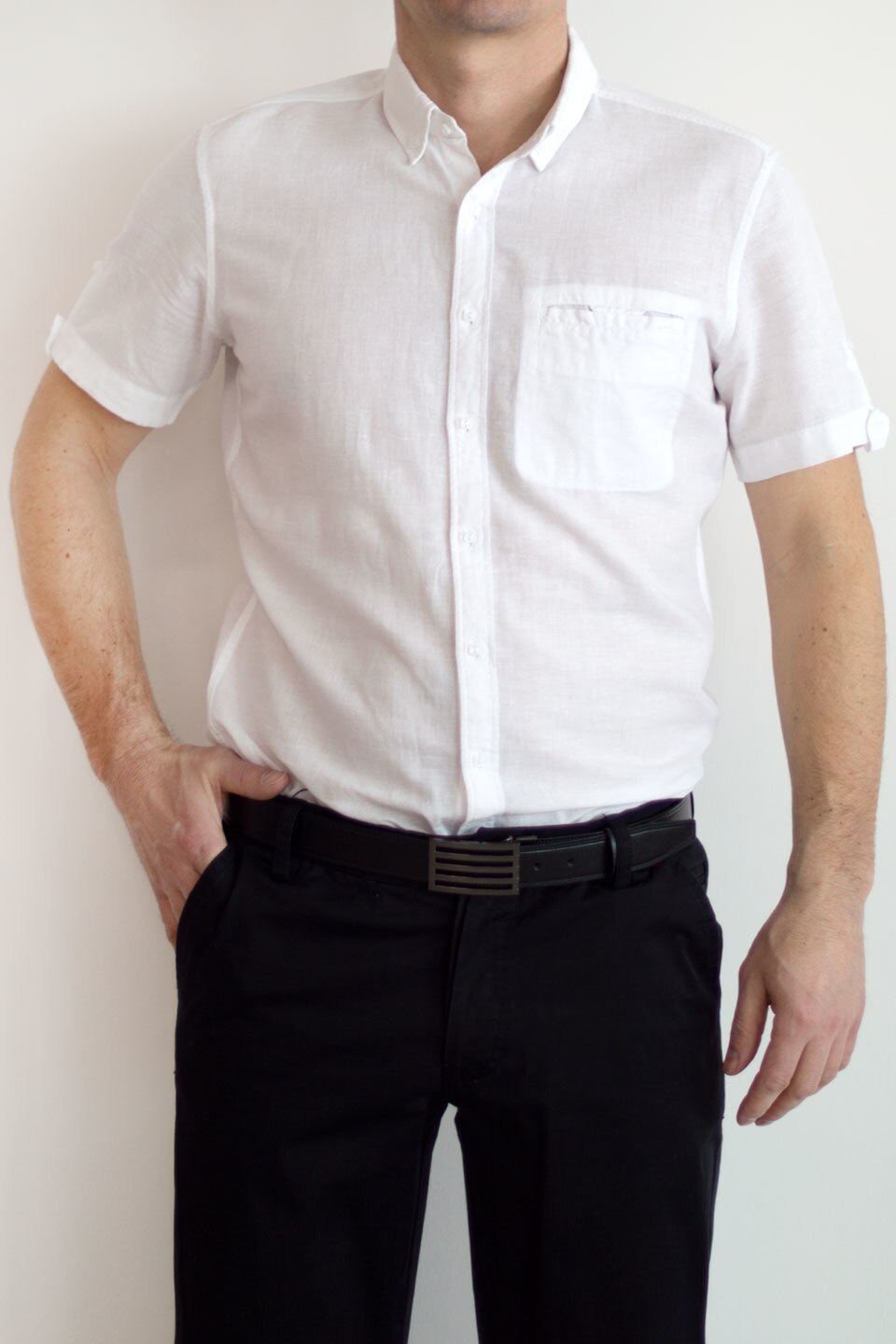 Camasa pentru barbati STYLER, model 80106, alb, Alb