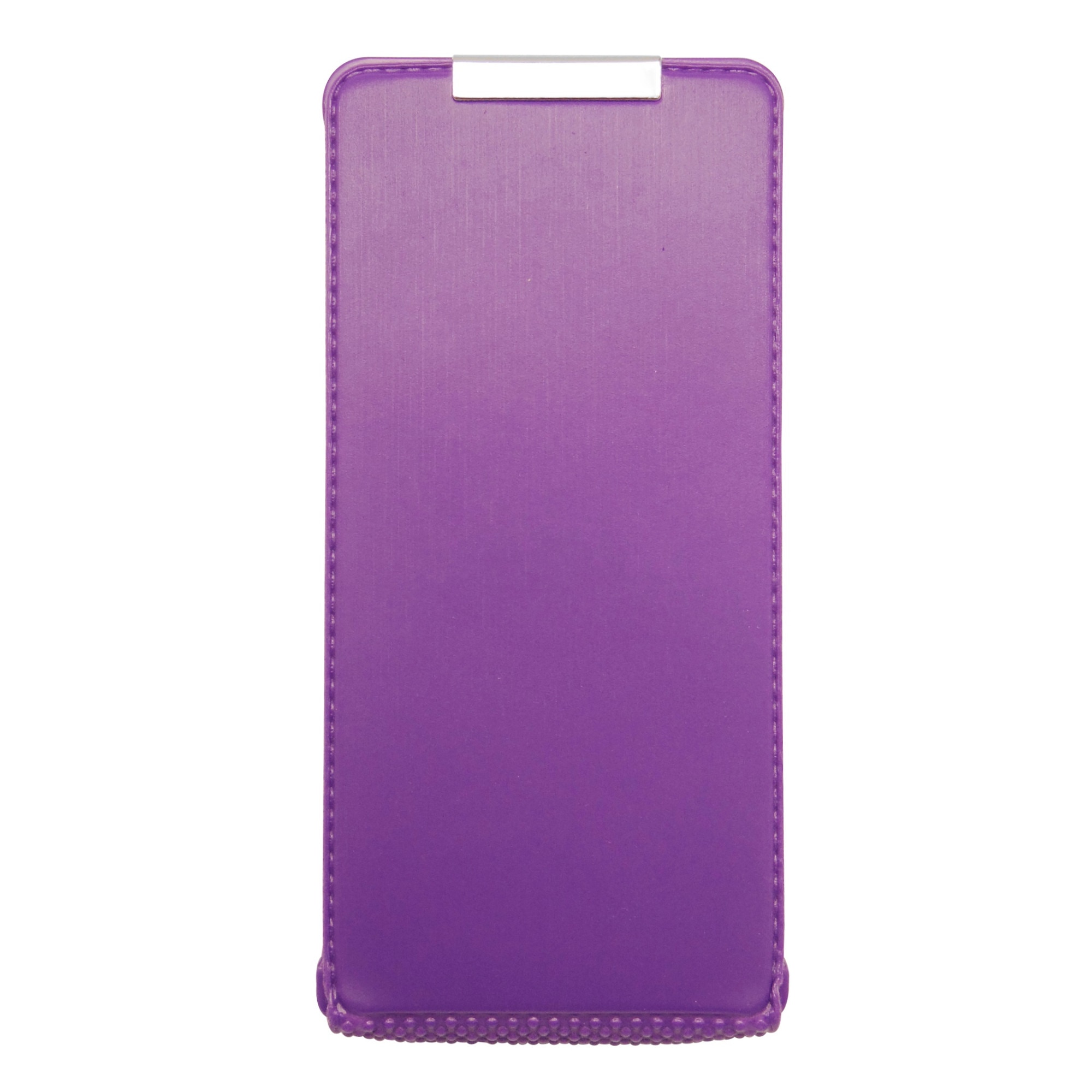 Husa flip TelOne Slim Iron mov pentru Sony Xperia U (ST25i)