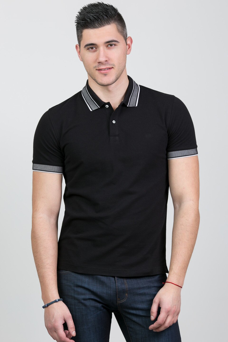 Tricou pentru barbati STYLER, model 93225, negru, Negru, L