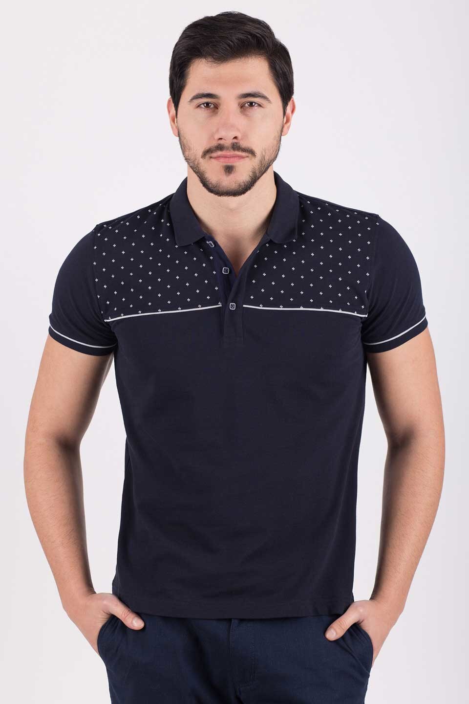 Tricou pentru barbati STYLER, model 93266, negru, Negru, L