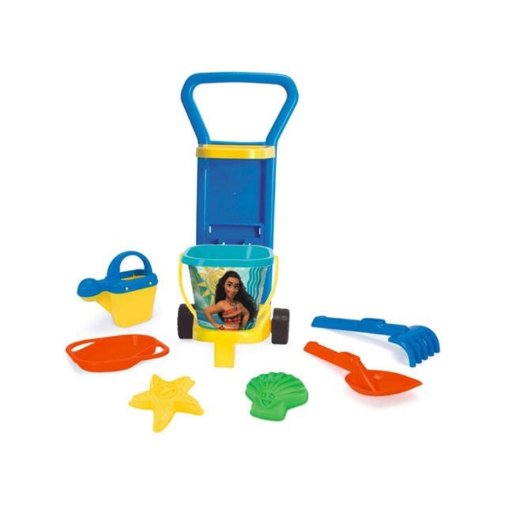 Set pentru nisip Wader Vaiana cu 8 accesorii