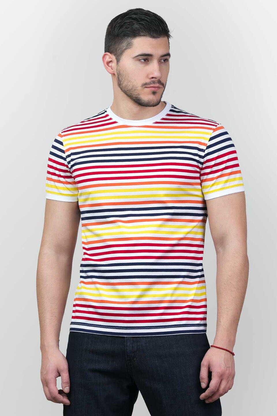 Tricou pentru barbati STYLER, model 95226, galben, 5XL