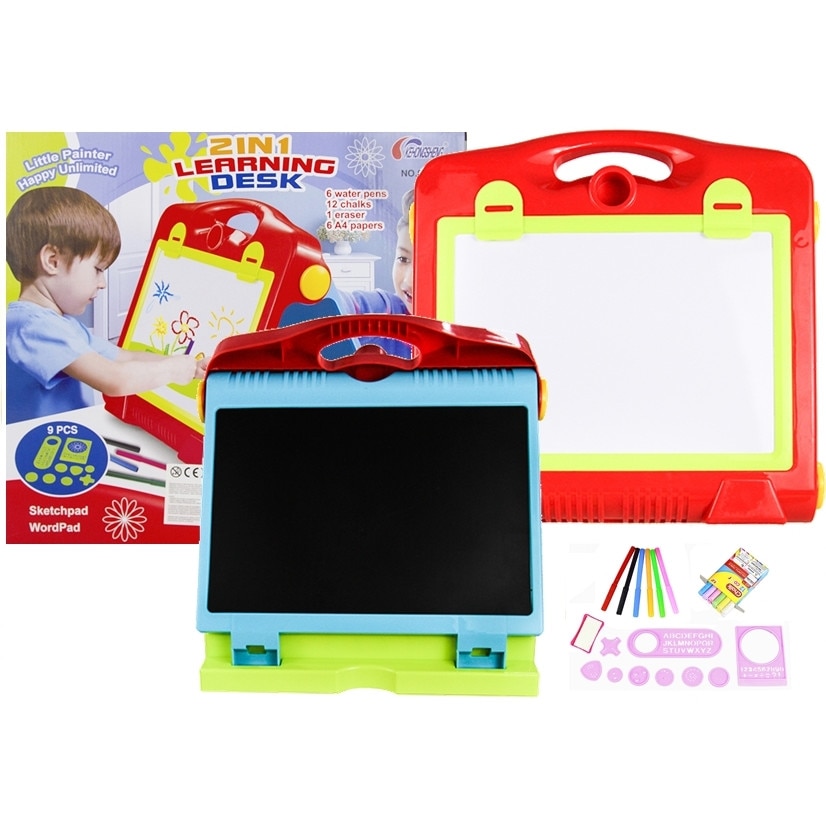 Tabla de desen Malipen cu 2 fete pentru creta si marker