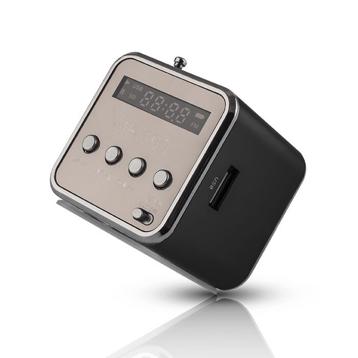 Boxa Audio Mediaplayer + Radio Portabil FOREVER MF-100 Negru - eMAG.ro