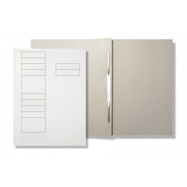 Dosar carton cu sina lunga, A4 duplex 230 gr. - 100 buc./set