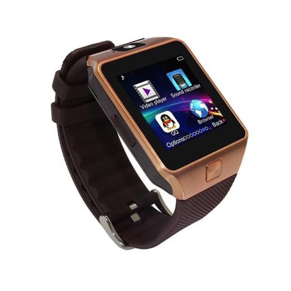 Ceas Smartwatch cu Telefon, iMK™ 09Watch , Slot SIM & Card SD, Touchscreen, Display 1.54 inch, Bluetooth, Notificari Facebook, WhatsApp, Agenda, Pedometru, Monitorizare sedentarism, Brown Edition