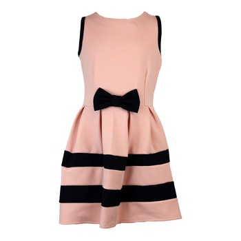 Rochie roz cu fundita, varsta 4 ani Rochie roz cu fundita, varsta 4 ani