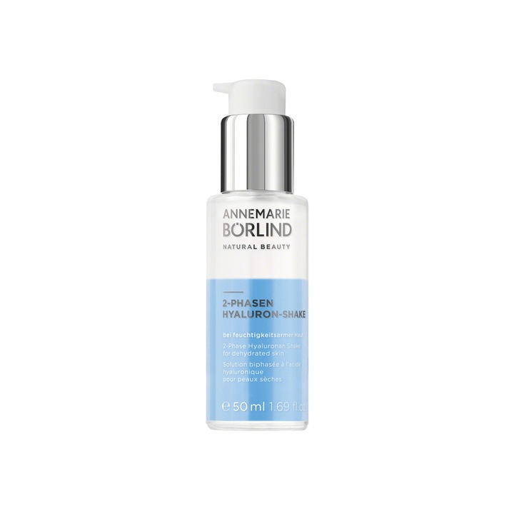 Ser hidratant cu acid hialuronic vegetal, 100% ingrediente naturale, Annemarie Borlind, hidratare intensa pentru toate tipurile de ten, 50 ml