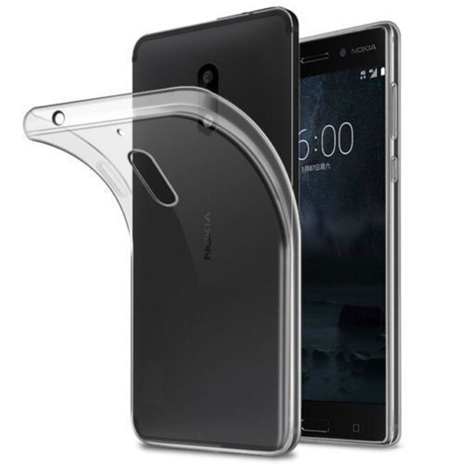 Husa de protectie silicon transparent ultraslim 0.3mm, Nokia 5