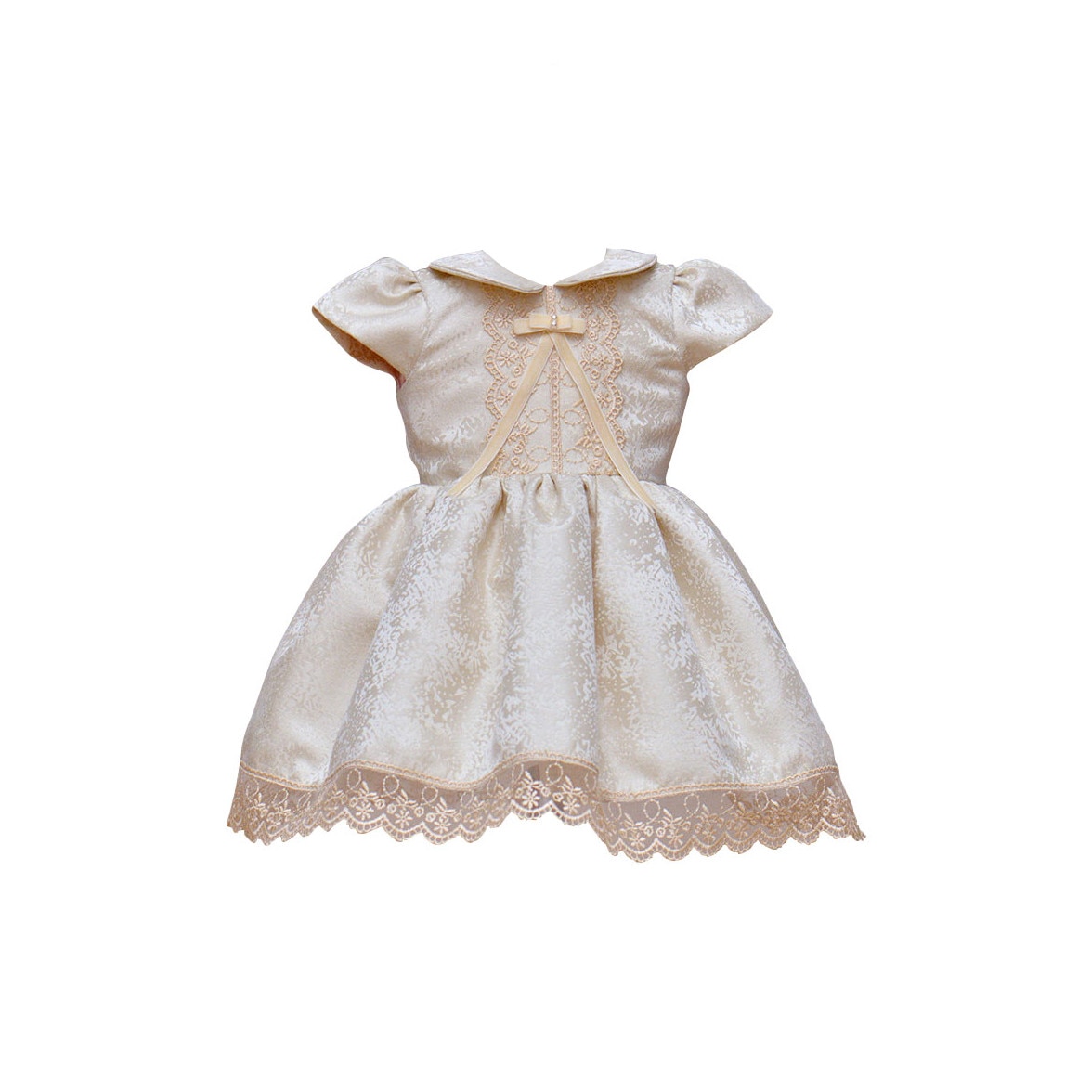 Set rochita de ocazie, bentita, Couture Bebe, Penelope, crem