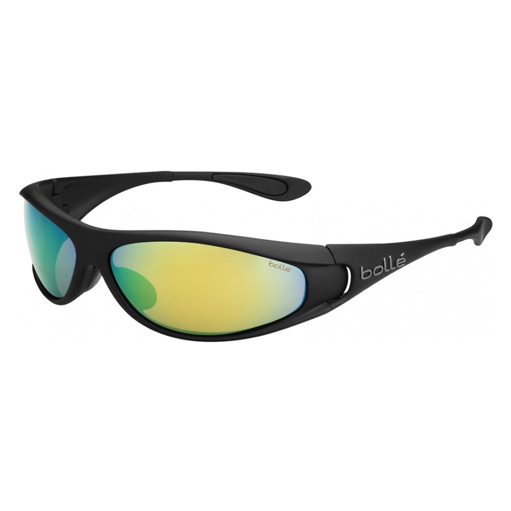 Ochelari Sport Bolle Spiral, Negru mat/ Maro Polarizat Emerald Oleo AF