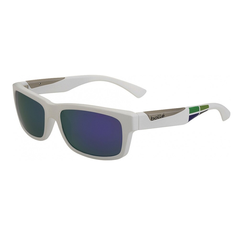 Ochelari Lifestyle Bolle Jude, Alb mat/ Albastru Violet Oglinda