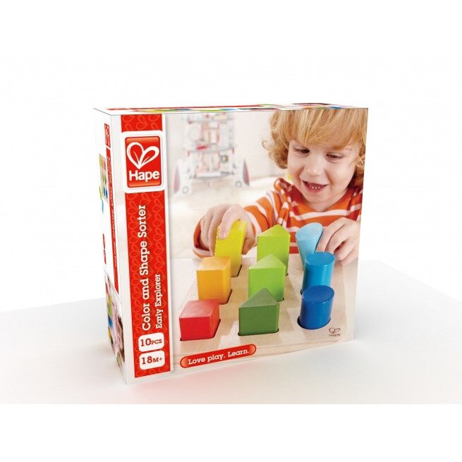 Hape Forme puzzle-uri din lemn Eco