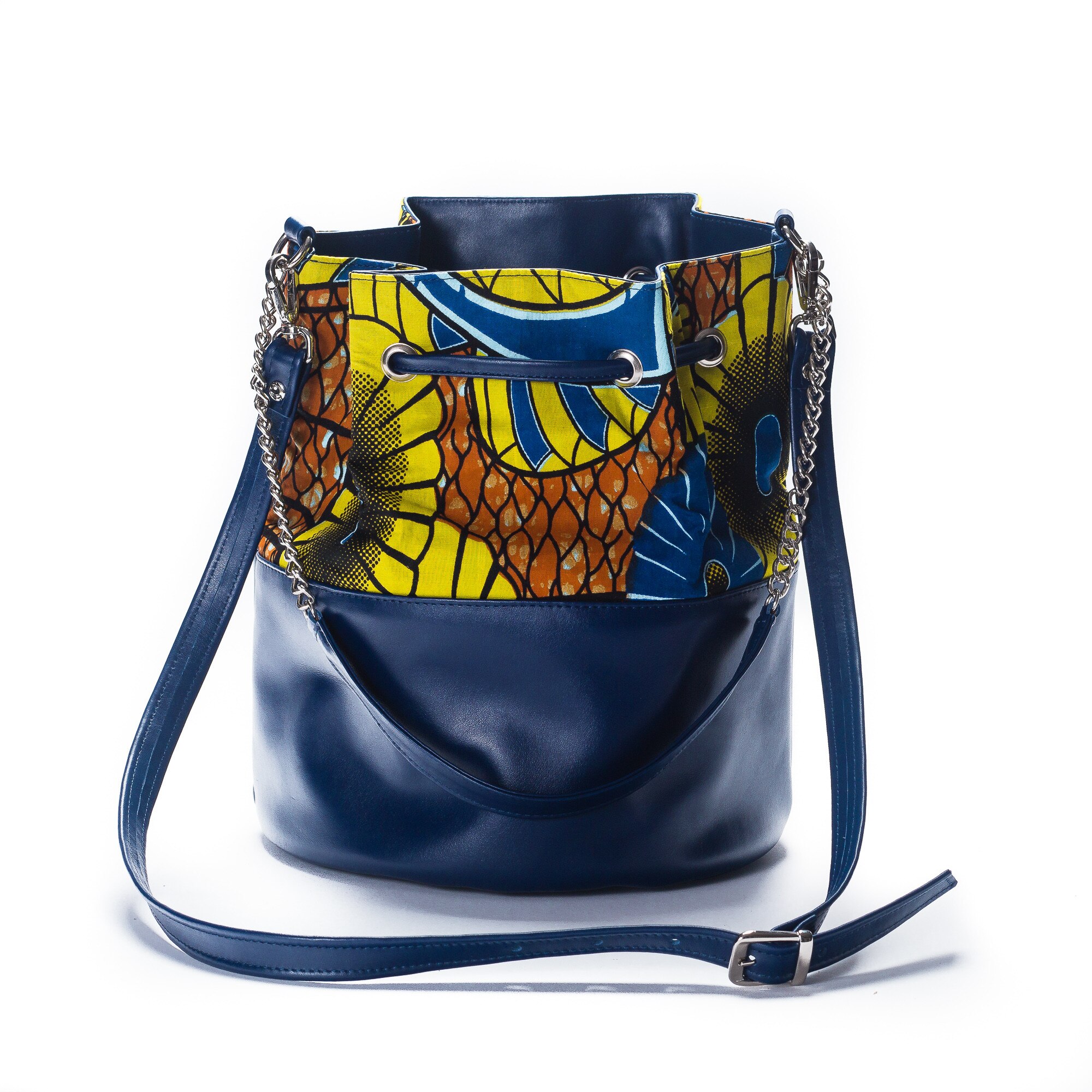 Geanta Sac NAELLE, bleumarin-wax multicolor
