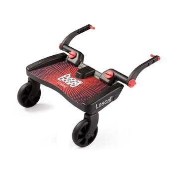 Adaptor / Platforma pentru al doilea copil LASCAL Buggy Board Maxi, Rosu Adaptor / Platforma pentru al doilea copil LASCAL Buggy Board Maxi, Rosu