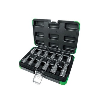 Set chei torx JBM 53103, dimensiuni T20-T100, Cr-V, cromat, valiza transport Set chei torx JBM 53103, dimensiuni T20-T100, Cr-V, cromat, valiza transport