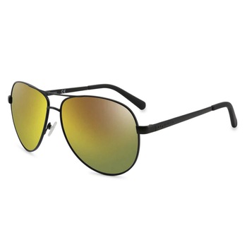 Ochelari de soare barbati Guess Aviator Matte Black/Gold Flash Mirrored GG2109-05Q Ochelari de soare barbati Guess Aviator Matte Black/Gold Flash Mirrored GG2109-05Q