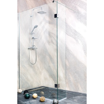 Paravan de dus WIDE II MS130, sticla securizata de 8 mm, dimensiuni 128-129 x 30 x 195 cm Paravan de dus WIDE II MS130, sticla securizata de 8 mm, dimensiuni 128-129 x 30 x 195 cm