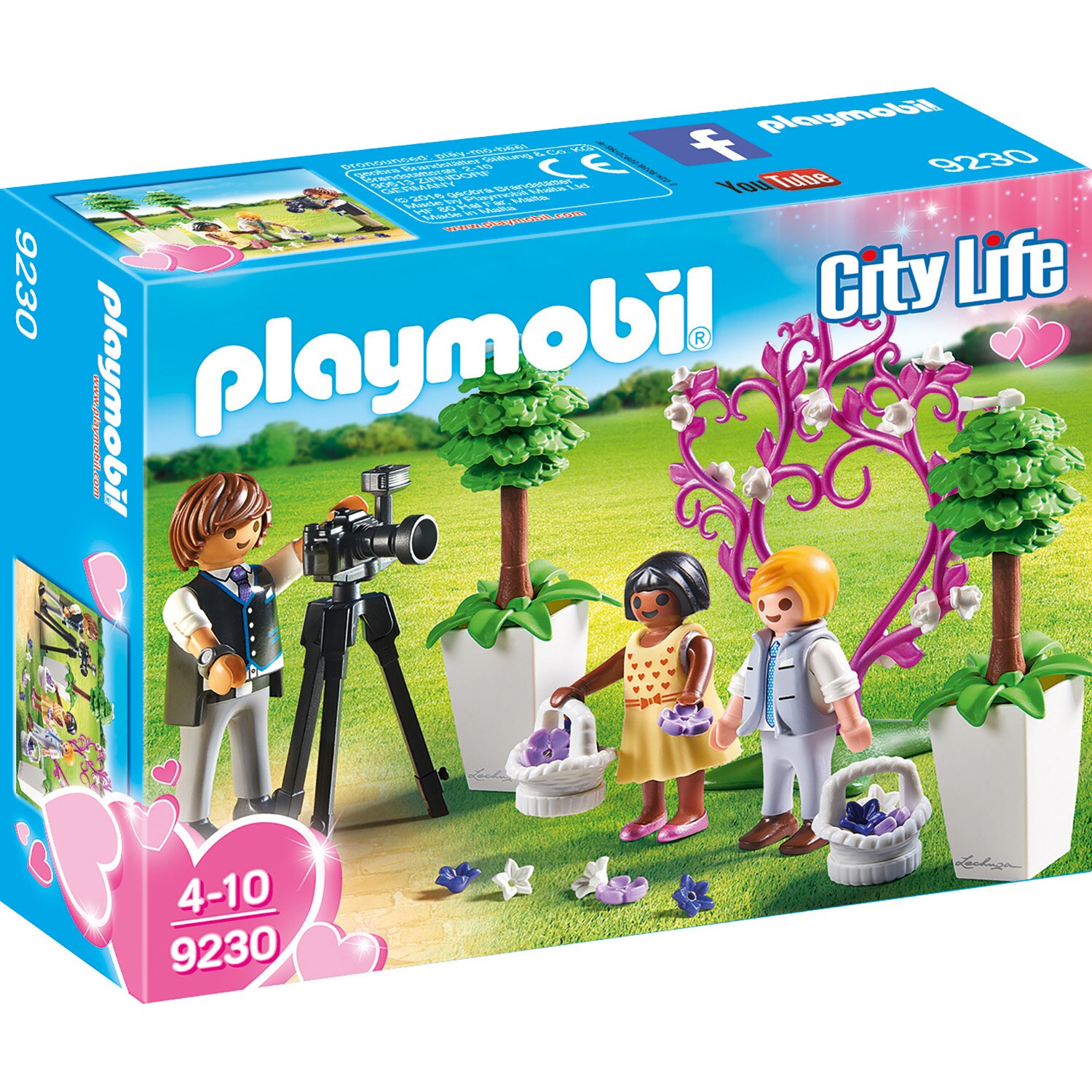 Playmobil City Life - Copii cu flori si fotograf