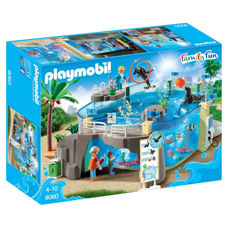 Комплект за игра Playmobil Family Fun, Аквариум