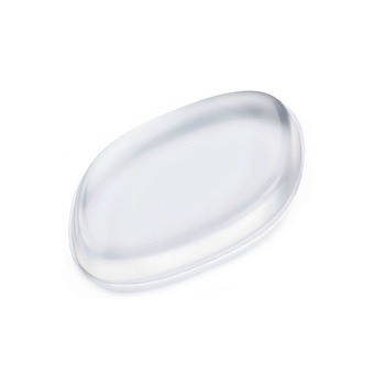 Burete din silicon pentru aplicare fond de ten, Transparent Burete din silicon pentru aplicare fond de ten, Transparent