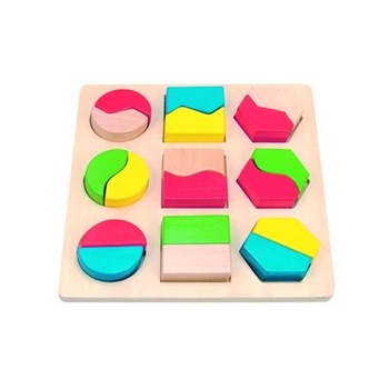 Puzzle forme geometrice, Puzzle forme geometrice,