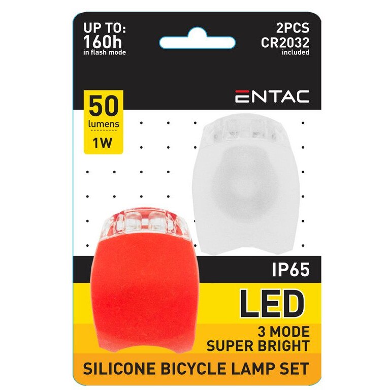 Lanterna Entac pentru bicicleta 2buc/set