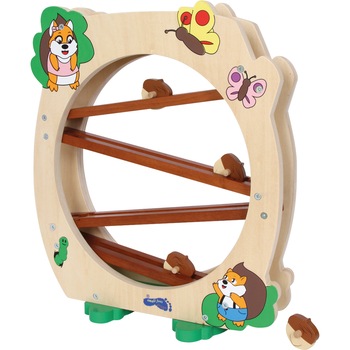 Traseu din lemn cu veverite tip Montessori Traseu din lemn cu veverite tip Montessori