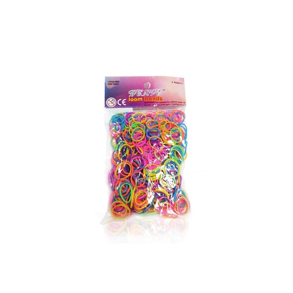 Set 600 inele + 24 clipsuri Loombands in S si unealta