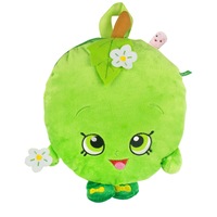 Rucsac , ghiozdan copii plusat , Apple, SHOPKINS PLUSH