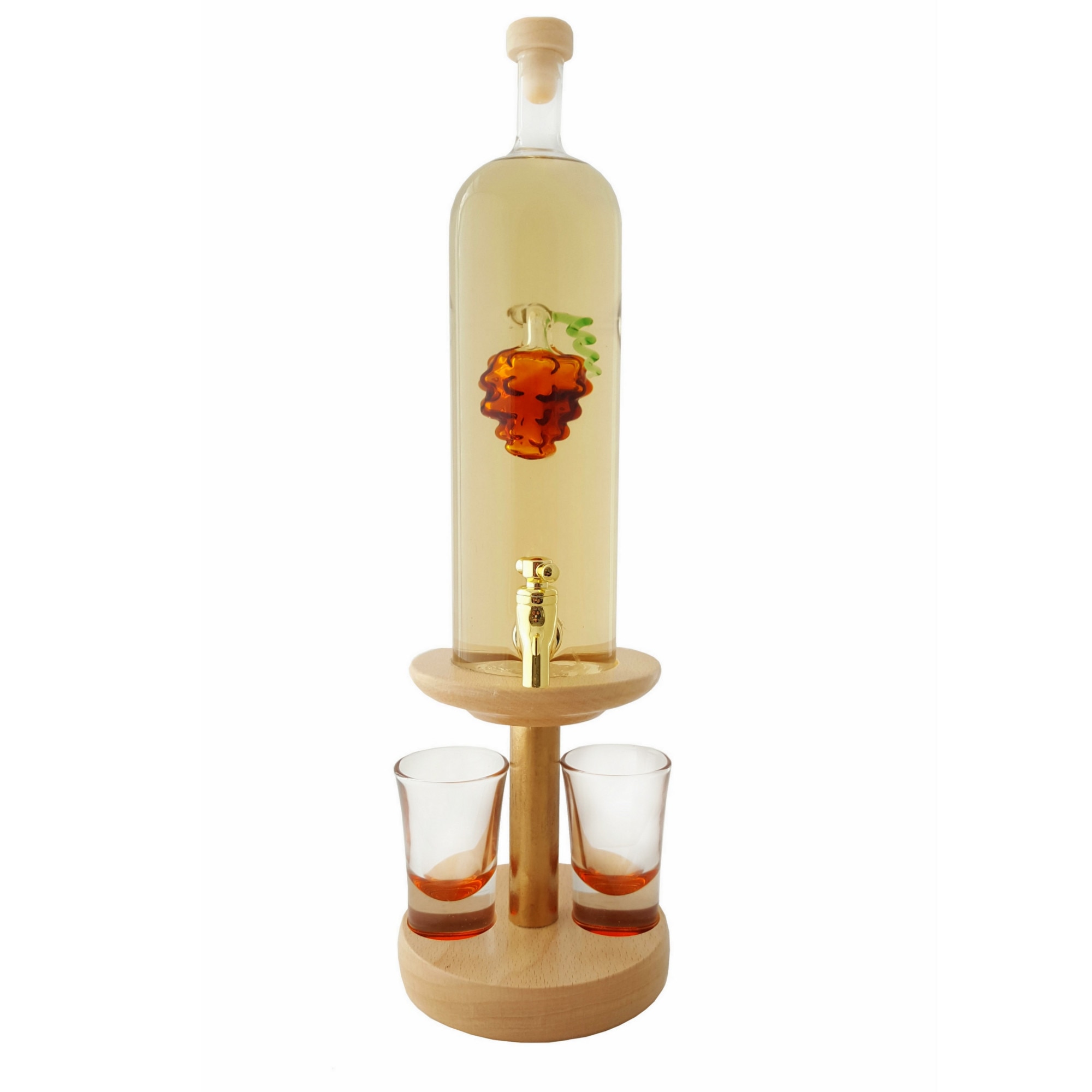 Rachiu de fructe in clepsidra cu talpa strugure 500 ml