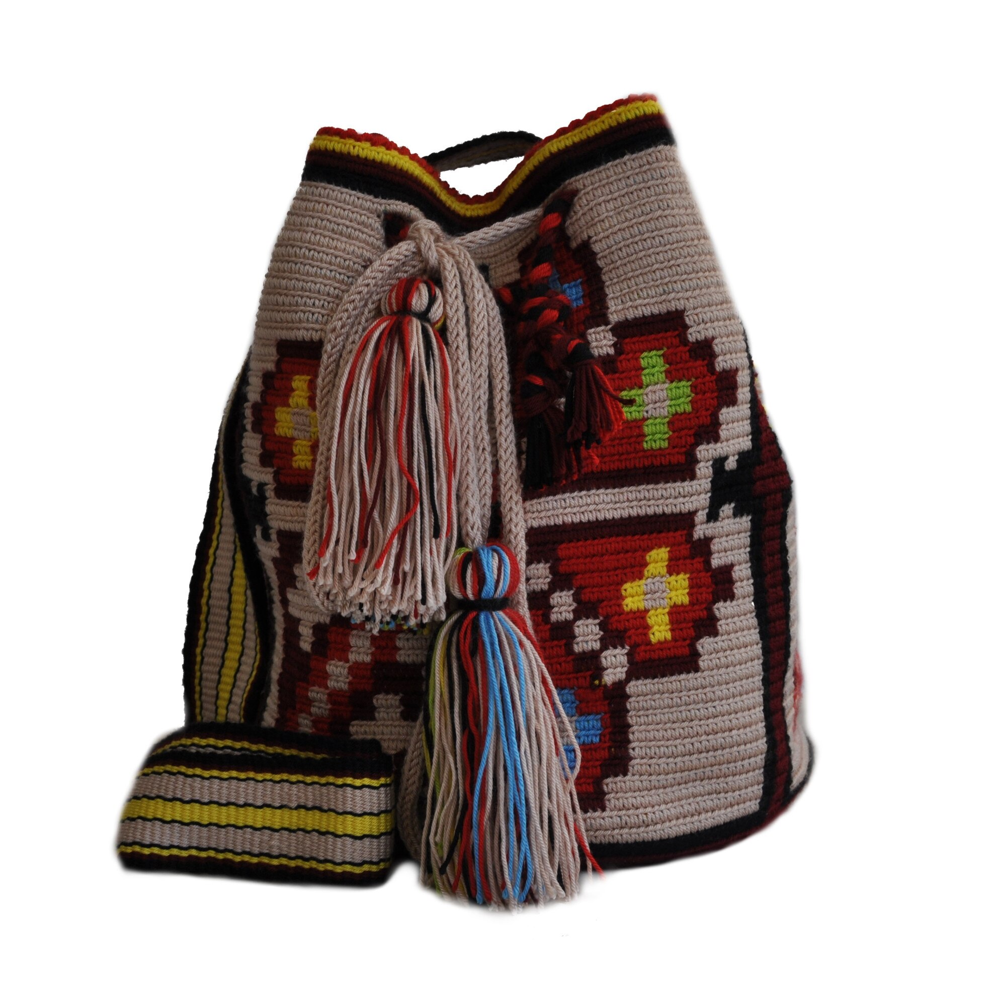 Geanta handmade Atelier Maiastra, model Crisana motiv popular Soarele Fitoform, colectia traditional