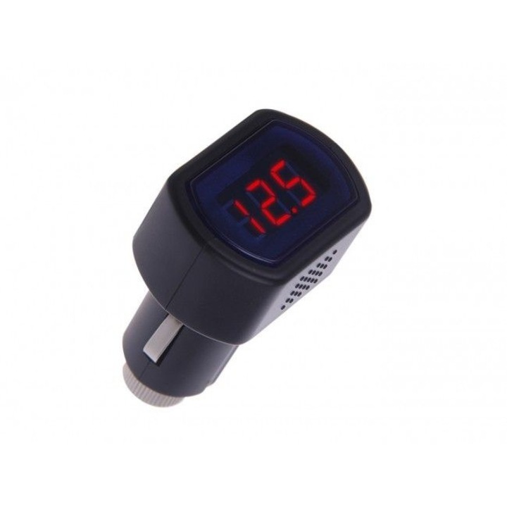 Voltmetru Digital Tip Mufa Bricheta, Cu Afisaj Led Digital