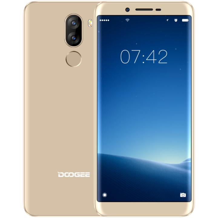 Doogee X60L Mobiltelefon, Kártyafüggetlen, Dual SIM, 16GB, LTE, Arany