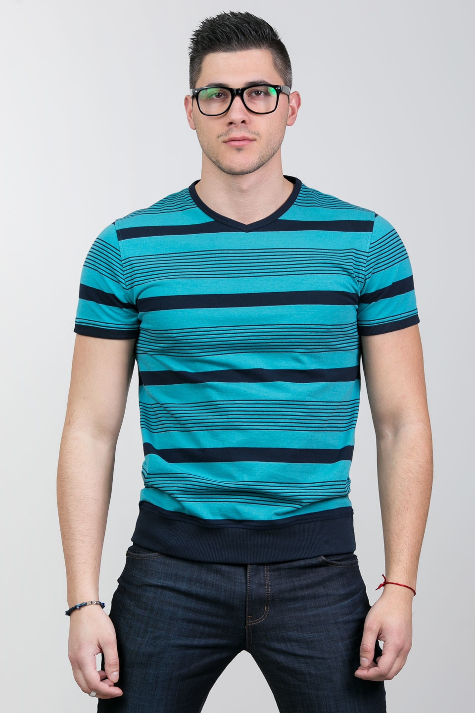 Tricou pentru barbati STYLER, model 95223, verde, 3XL