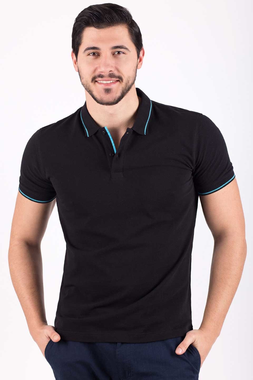 Tricou pentru barbati STYLER, model 93279, negru, Negru, 2XL