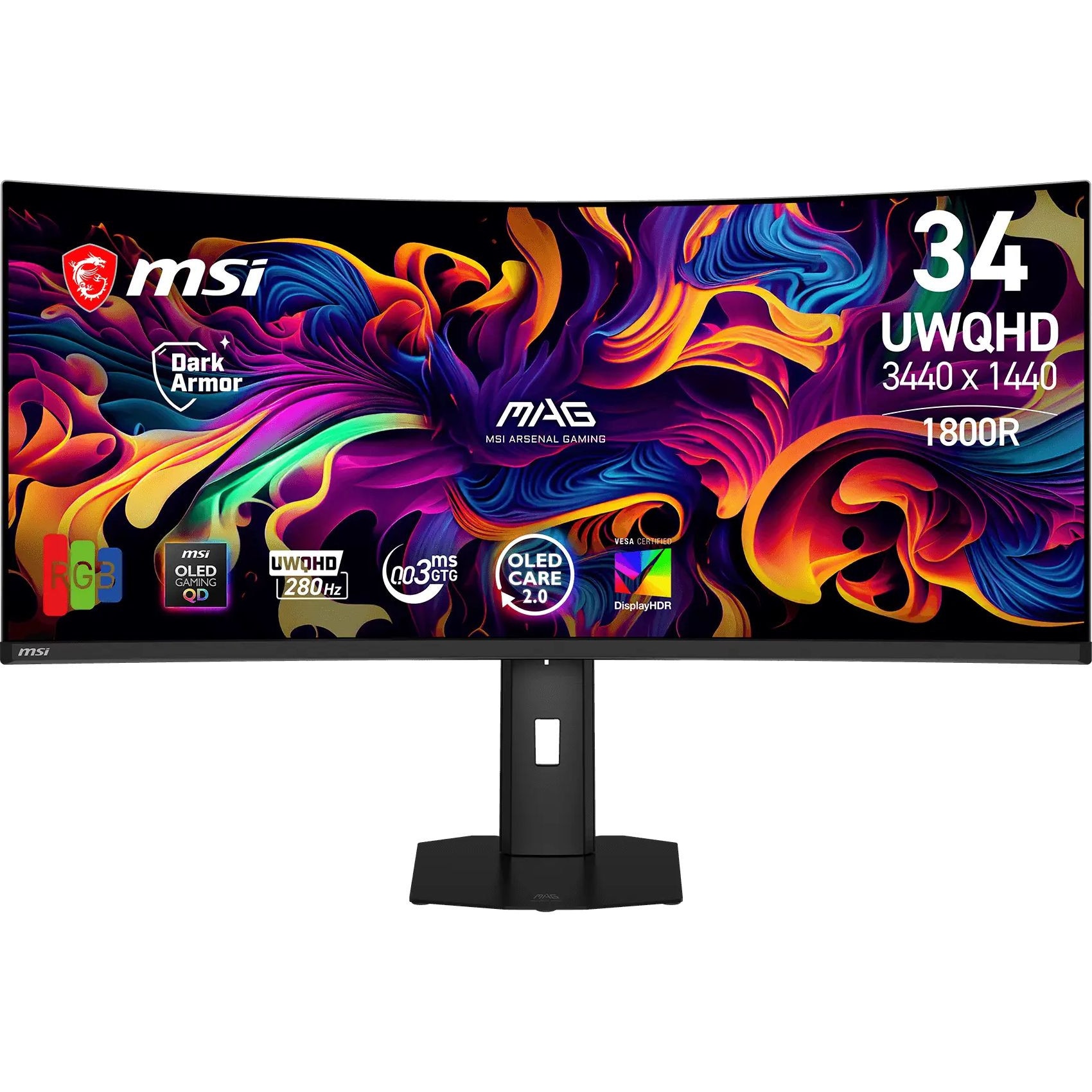 Монитор MSI MAG 341CQP QD-OLED X28