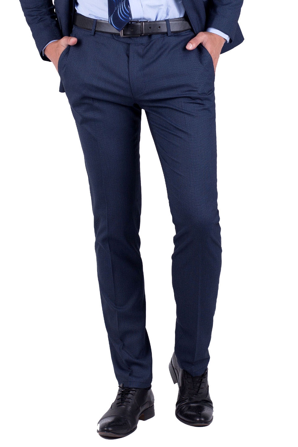 Pantaloni pentru barbati STYLER, model 60242, albastru, Albastru