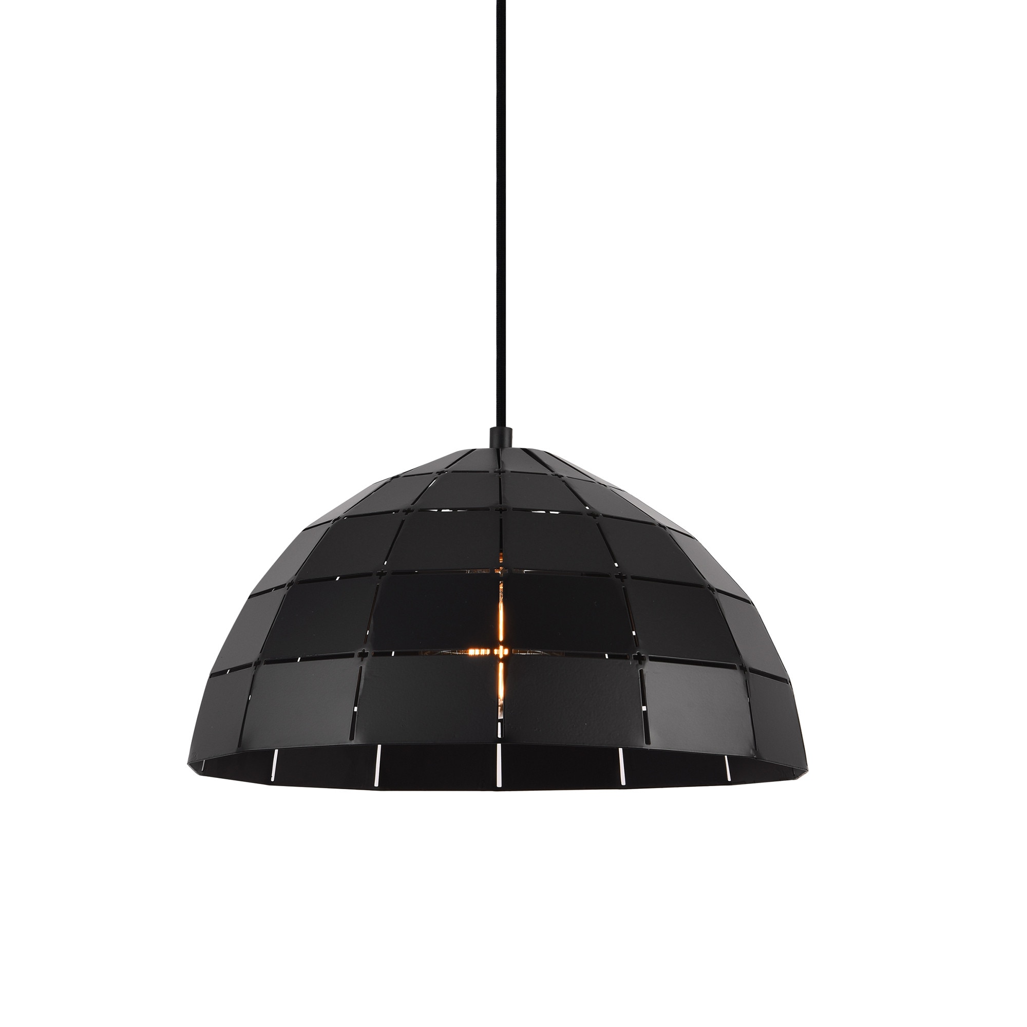 Lustra design decorativ, lux.pro, Modell 4, E27, 60 W, 25 x 40 cm, metal, negru